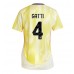 Maillot de foot Juventus Federico Gatti #4 Extérieur vêtements Femmes 2024-25 Manches Courtes